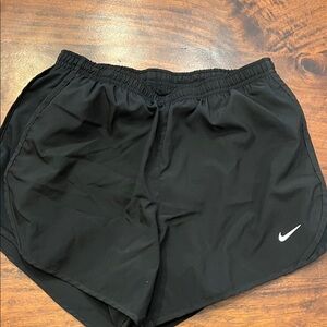 Nike Black Running Shorts with White Logo